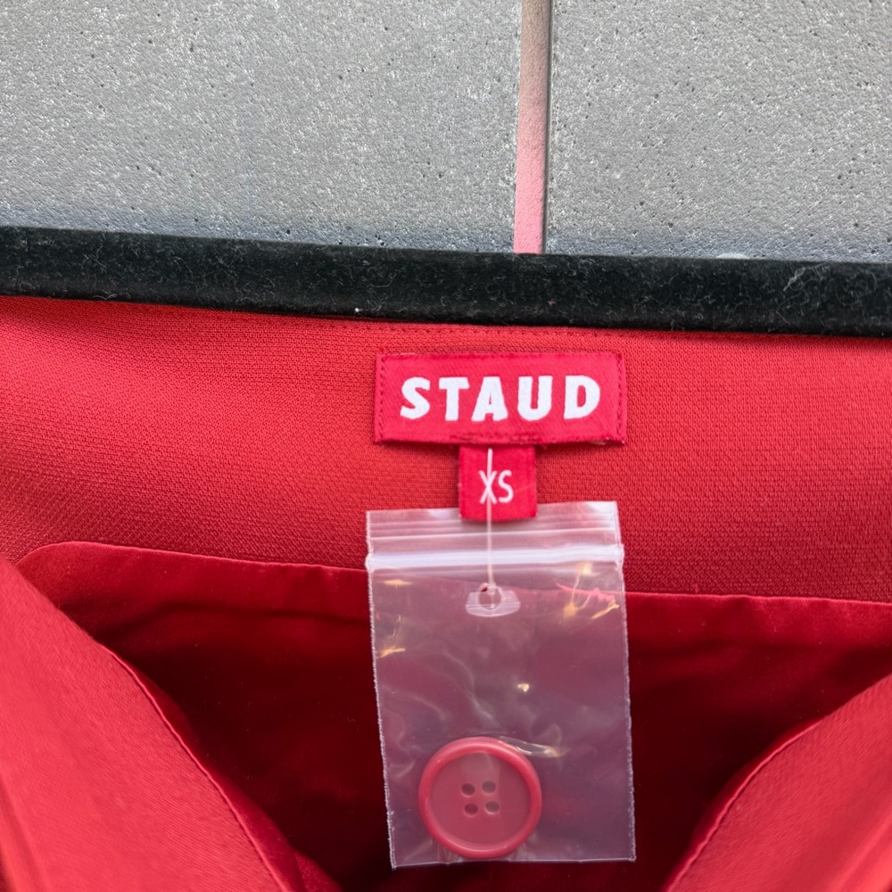 STAUD Una Button-Up Top - Picture 3 of 4